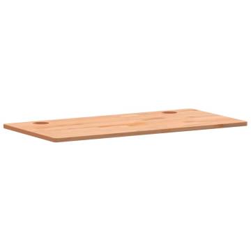 Solid Wood Beech Desk Top 100x50 cm - Ideal for Any Workspace