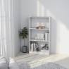 3-Tier Book Cabinet High Gloss White 60x24x109 cm Engineered Wood Colour high gloss white Size 60 x 24 x 109 cm Quantity in Package 1 