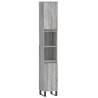 Bathroom Cabinet Grey Sonoma 30x30x190 cm | Hipomarket