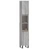 Bathroom Cabinet Grey Sonoma 30x30x190 cm | Hipomarket