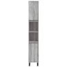 Bathroom Cabinet Grey Sonoma 30x30x190 cm | Hipomarket