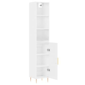 Highboard High Gloss White - Stylish Storage Solution | HipoMarket