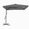 Outdoor Parasol with Steel Pole 250x250 cm Anthracite Colour anthracite 