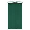 Log Storage Shed Galvanised Steel 172x91x154 cm - Green