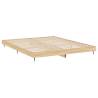 Sonoma Oak Bed Frame 140x200 cm - Durable & Stylish Design