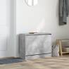 Shoe Cabinet Concrete Grey - 80x34x63 cm Engineered Wood