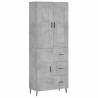 Highboard Concrete Grey - Stylish Storage Solution | HipoMarket