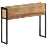 Planter 90x20x68 cm Rough Mango Wood - Stylish Garden Addition