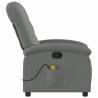 Massage Recliner Chair - Dark Grey Fabric Comfort