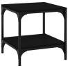 Stylish Black Coffee Table - 50x50x40 cm | HipoMarket