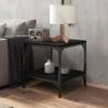 Stylish Black Coffee Table - 50x50x40 cm | HipoMarket