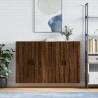 Wall Mounted Cabinets 2 pcs Brown Oak - Elegant Storage Solution