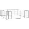 Outdoor Dog Kennel Steel 36.3 m² Colour black Size 550 x 660 x 180 cm Quantity in Package 1 