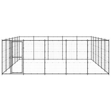 Outdoor Dog Kennel Steel - 36.3 m² Play Paradise