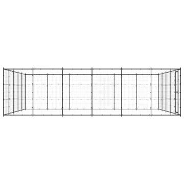 Outdoor Dog Kennel Steel - 36.3 m² Play Paradise