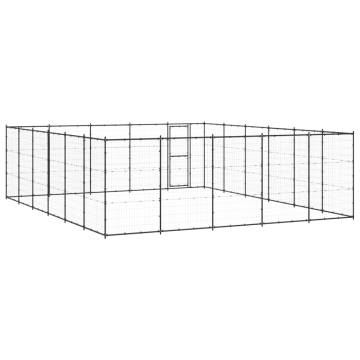 Outdoor Dog Kennel Steel - 36.3 m² Play Paradise