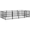 Outdoor Dog Kennel Steel 7.51 m² - Safe & Durable | Hipomarket