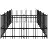 Outdoor Dog Kennel Steel 7.51 m² - Safe & Durable | Hipomarket