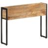 Planter 90x20x68 cm Rough Mango Wood - Stylish Garden Addition