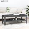 Coffee Table Grey 110x50x40 cm Solid Wood Pine Colour grey Size 110 x 50 x 40 cm Quantity in Package 1 