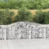 Arched Gabion Baskets 9 pcs 400x30x100/120 cm Galvanised Iron Size 400 x 30 x 100/120 cm Quantity in Package 9 