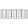 Outdoor Dog Kennel Steel 12.1 m² | Safe & Spacious Play Area