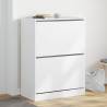 Shoe Cabinet with 2 Flip-Drawers White 80x42x108 cm Colour white Size 80 x 42 x 108 cm Quantity in Package 1 Number of 