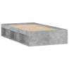 Concrete Grey Bed Frame 90x200 cm - Stylish & Durable