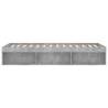 Concrete Grey Bed Frame 90x200 cm - Stylish & Durable