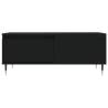 Elegant Black Coffee Table - 90x50x36.5 cm | Hipomarket