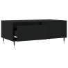 Elegant Black Coffee Table - 90x50x36.5 cm | Hipomarket