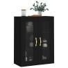 Wall Mounted Cabinet Black 69.5x34x90 cm - Elegant Storage