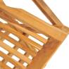 Folding Garden Chairs 2 pcs - Solid Teak, Space-Saving Design