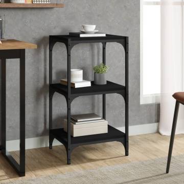 Book Cabinet Black - Stylish Storage Solution | Hipomarket UK