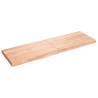 Wall Shelf Light Brown 160x50x(2-6) cm Treated Solid Wood Oak Colour light brown Size 160 x 50 x 6 cm Quantity in Package 1 Number of Pieces 