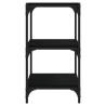 Book Cabinet Black - Stylish Storage Solution | Hipomarket UK