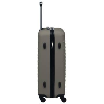 Durable Hardcase Trolley Set 2 pcs - Anthracite ABS | HipoMarket