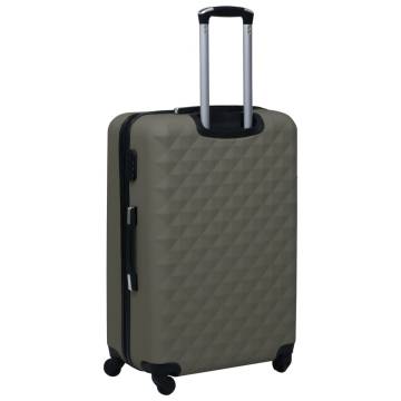 Durable Hardcase Trolley Set 2 pcs - Anthracite ABS | HipoMarket