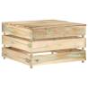 Garden Pallet Tables - 2 pcs Impregnated Pinewood | HipoMarket