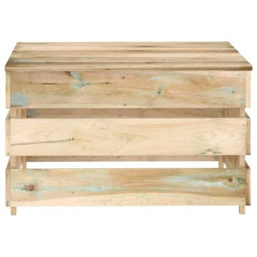 Garden Pallet Tables - 2 pcs Impregnated Pinewood | HipoMarket