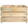 Garden Pallet Tables - 2 pcs Impregnated Pinewood | HipoMarket