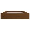 Honey Brown Bed Frame 75x190 cm | Solid Wood Small Single