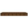 Honey Brown Bed Frame 75x190 cm | Solid Wood Small Single