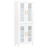 Elegant Highboard White - Premium Engineered Wood Furniture