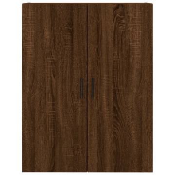 Stylish Highboard in Brown Oak | Engineered Wood | Hipo Market