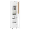 Stylish Highboard White 34.5x34x180 cm | Hipomarket