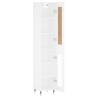 Stylish Highboard White 34.5x34x180 cm | Hipomarket