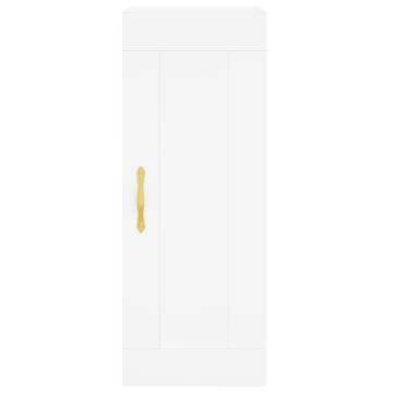 Stylish Highboard White 34.5x34x180 cm | Hipomarket