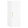 Stylish Highboard White 34.5x34x180 cm | Hipomarket