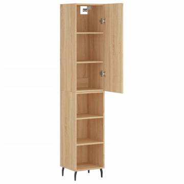 Highboard Sonoma Oak - Stylish Engineered Wood Storage Solution